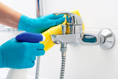 Donatable reusable cleaning materials prepared for a charity partnership