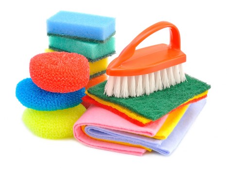 Cleaner working in a flat near Angel in Islington